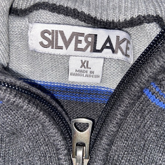 Silverlake Striped Sweater Boy's Boys 1/4 Zip Pullover XL 18-20 - Picture 5 of 9